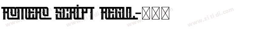 Romero Script Regul字体转换